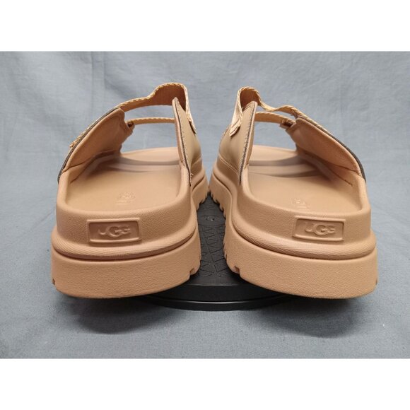 UGG Girls K Goldenglow Slide Slip-on Dark Brown Sand Size 6 NEW IN BOX! - Picture 6 of 13